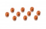 HUDY 296530-O Aluminum Nut M3 - Orange (10)