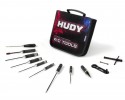 HUDY 190002 - Set Of Tools + Carrying Bag - For Nitro Touring Cars