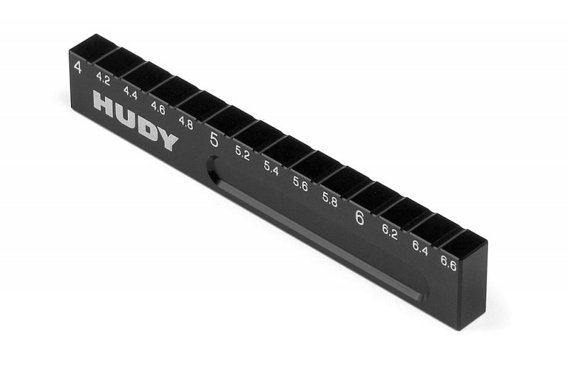 HUDY 107714 - HUDY Ultra-Fine Chassis Droop Gauge 4.0-6.6mm
