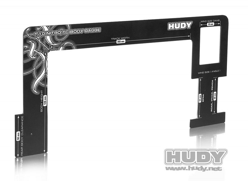 HUDY 107770 - HUDY Body Gauge 1/10 Nitro Touring Cars
