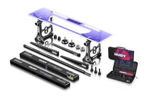 HUDY 109451 - SET-UP Station & SET-UP Tools + Carrying BAG FOR 1/10 & 1/12 PAN Cars