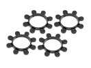HUDY 105252 - K1/10 OFF - ROAD Tire Mounting Band - Octopus - Black (4)