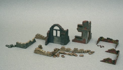 Italeri 6087 - 1/72 WWII Walls & Ruins