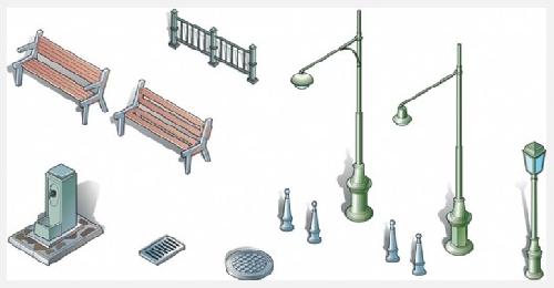 Italeri 6146 - 1/72 Urban Accessoires