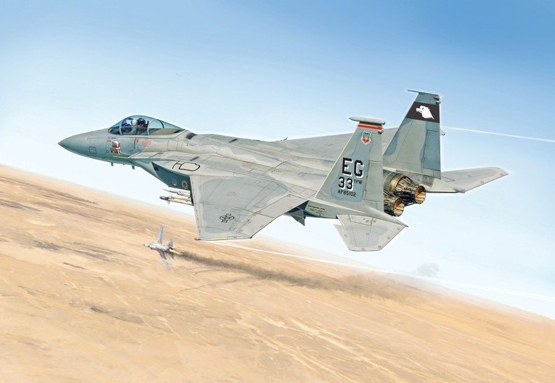 Italeri 2763 - 1/48 F-15E Strike Eagle Gulf War 25th Anniversary