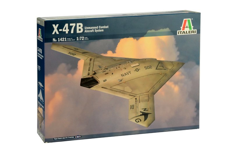 Italeri 1421 - 1/72 U.S. Navy UCAS X-47B (Unmammned Combat Aircraft System)