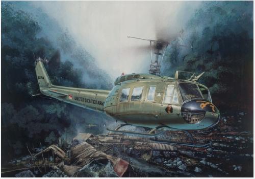 Italeri 0849 - 1/48 UH-1D Slick Iroquois