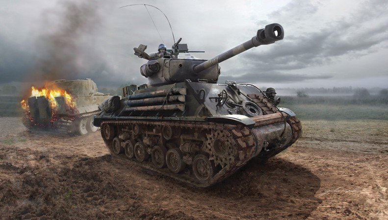 Italeri 6529 - 1/35 M4A3E8 Sherman Fury WWII