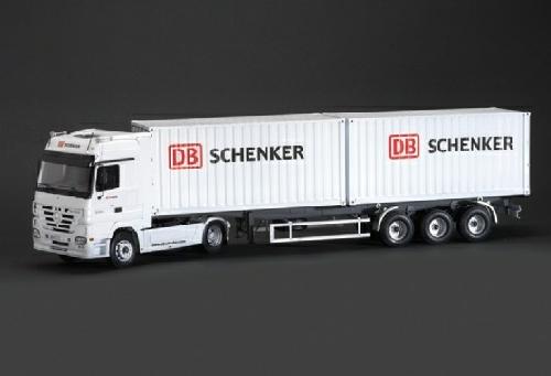 Italeri 3865 - 1/24 Actros With 2x20 Container Trailer Schenker