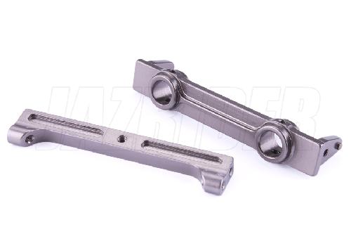 Axial Racing SCX-10 Honcho & Dingo Aluminum Front Bumper Mount Set (Gunmetal)