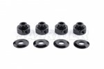 Axial Racing Wraith Aluminum Hexagon Wheel Hub (Black)