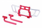 Axial Racing Wraith Aluminum Front Bumper Set (Red)