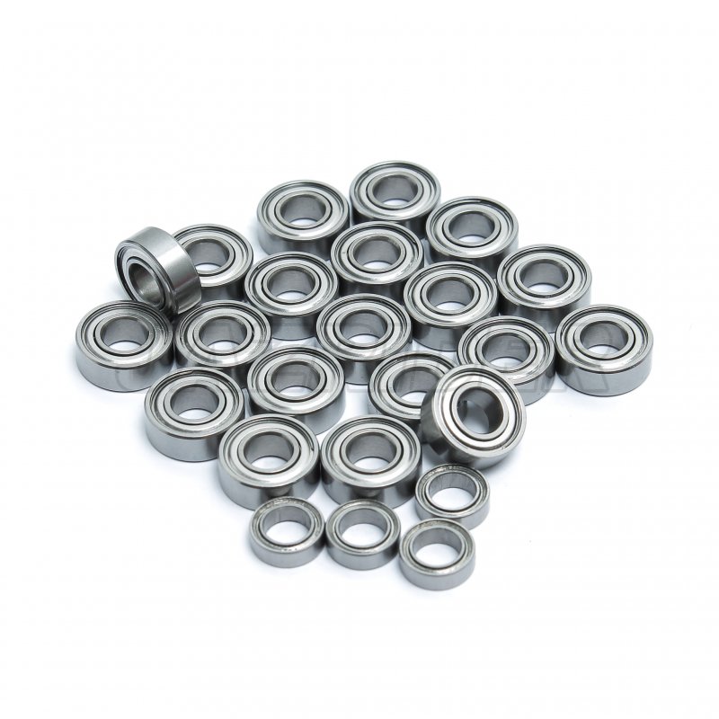 Tamiya MF-01X Chassis Metal Shielded RC Ball Bearing Set Complete 24pcs Jazrider