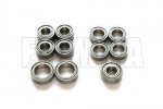 TAMIYA F104 X1 CHASSIS Metal Shielded RC Ball Bearing Set - Jazrider [JR-CBR-TM-050]