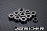 TAMIYA Lunch Box / Grasshopper / Mod Fighter / Mad Bull Midnight Metal Shielded RC Ball Bearing Set - Jazrider [JR-CBR-TM-026]