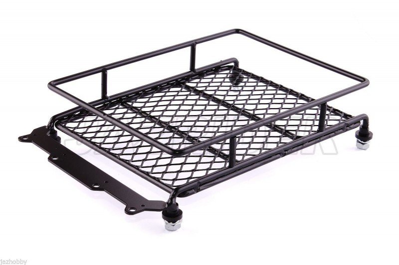 Large Metal Luggage Tray - Black