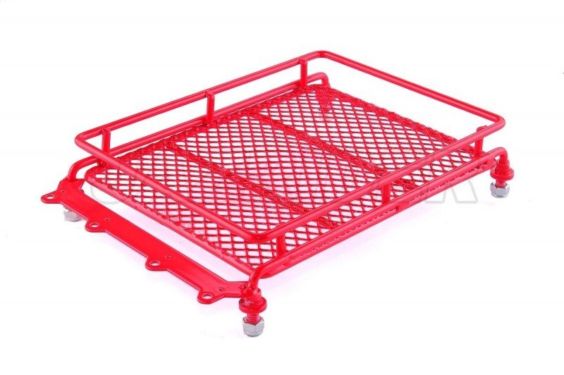 Large Metal Luggage Tray - Red