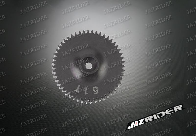 Spur Gear (Main Gear) 51 Tooth (Black) For HPI Savage Nitro Off Road Series - Jazrider Brand [JR-CHP-SAV-037]