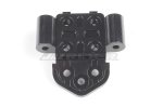 Tamiya BB-01 (BBX) Aluminum Front Lower Suspenison Arm Mount (Black)