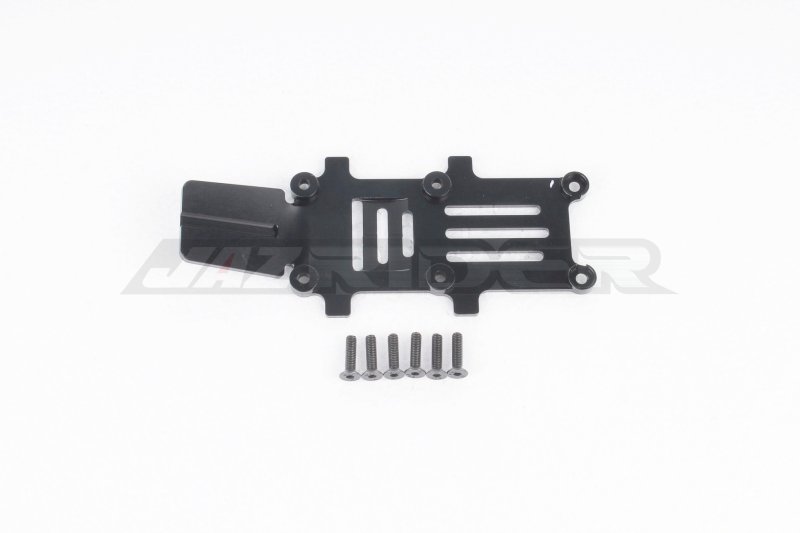 Tamiya Hornet EVO. (58742) Aluminum Rear Underguard (Black)
