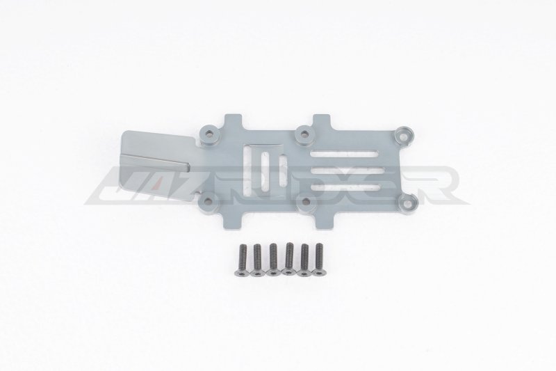 Tamiya Hornet EVO. (58742) Aluminum Rear Underguard (Gun Metal)