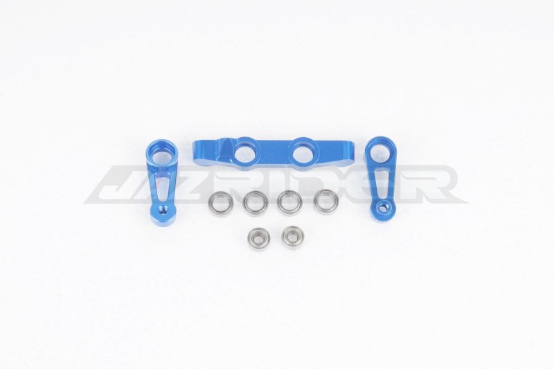 Tamiya Hornet EVO. (58742) Aluminum Steering Assembly w/Bearing (Dark Blue) Set