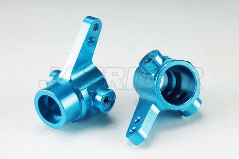 Tamiya TA01 / TA02W / DF01 / Hotshot Aluminum Front Upright Knuckle Arms (Light Blue)