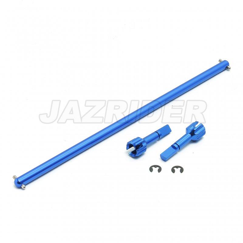 Tamiya TA-02 Aluminum Main Drive Shaft w/Joint (Dark Blue) Set