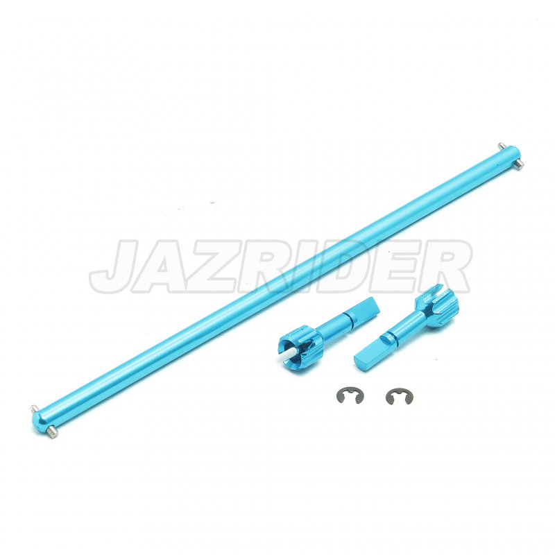 Tamiya TA-02 Aluminum Main Drive Shaft w/Joint (Light Blue) Set