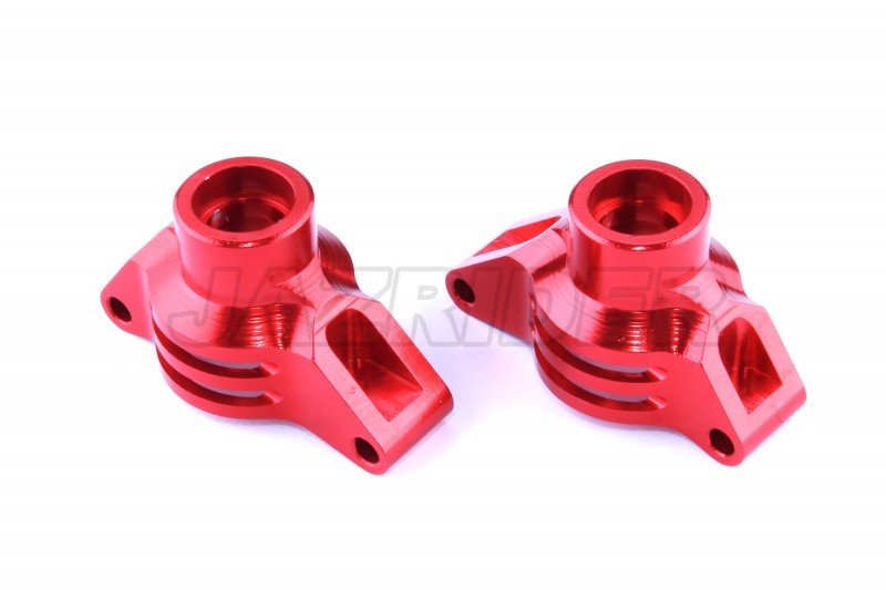 Tamiya TT-02 Aluminum Rear Hub Carrier (Red)