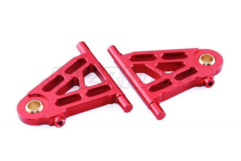 Tamiya TT-02 Aluminum Front Lower Suspension Arm (Red)