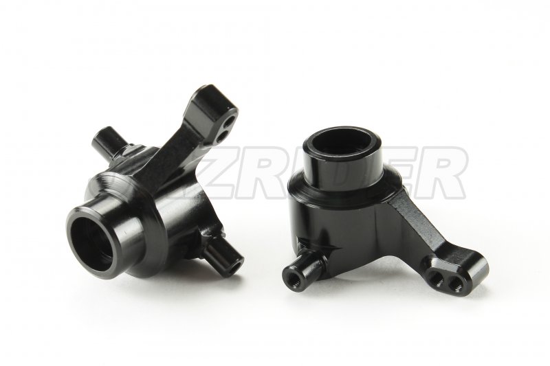 Tamiya TT01E / TT01ED Aluminum Front Upright Knuckle Arms (Black)