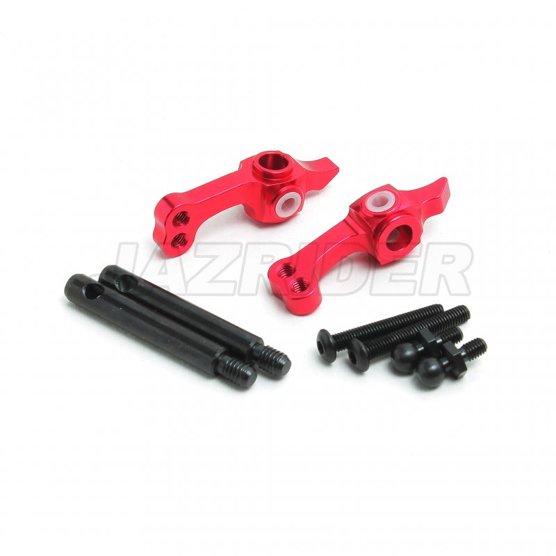 Tamiya WR02/DT03T/Blitzer Beetle Aluminum Front Upright Set (Red)