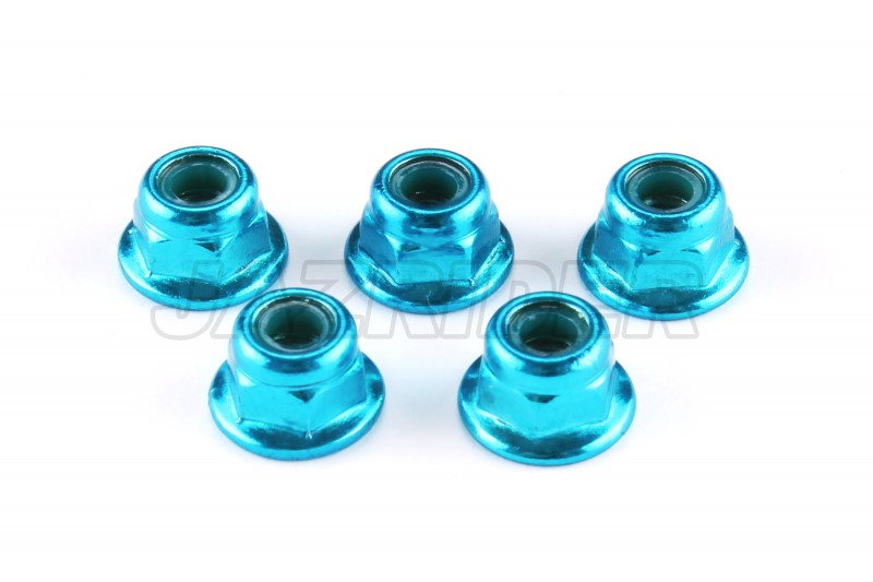 Tamiya XV-01 Aluminum 4mm Low Mass Lock Nut set (5 Pcs)