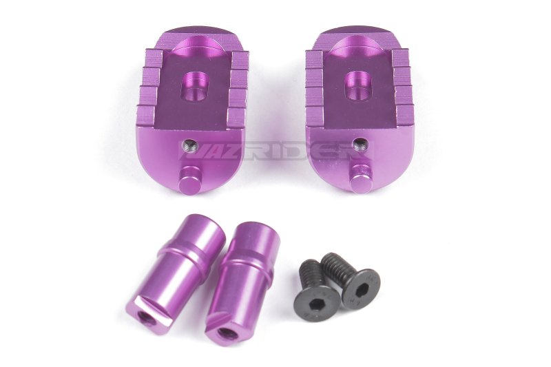 Team Losi Promoto-MX Motorcycle Aluminum Foot Pegs (Purple)