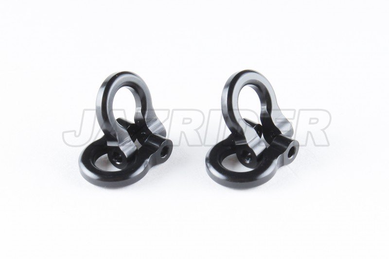 Traxxas TRX-4 Aluminum Front/Rear Bumper D-Rings (Black)