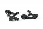 Traxxas TRX-4 Aluminum Front Shock Tower Damper Mount Set (Black)