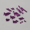 KO Propo 10550 - Aluminum Screw set for EX-1 KIY Purple