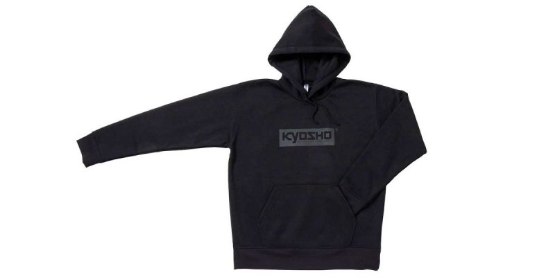 Kyosho KOS-PK01BK-LL - KYOSHO Box Logo Hoodie (Black/LL)