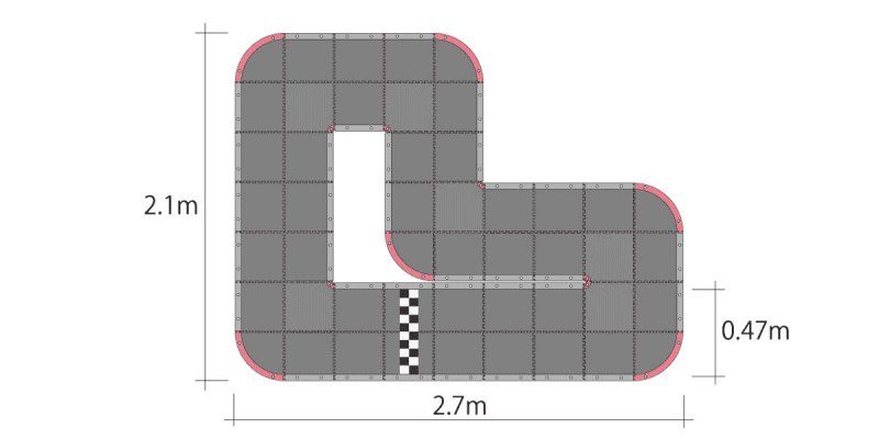 Kyosho 87033 - Mini-Z GrandPrix Circuit 30 Short(48pcs)