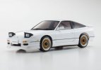 Kyosho 32135W - Nissan 180SX with Aero kit with LED White MA-020 Sports Readyset Kyosho 32135W - Nissan 180SX with Aero kit with LED White MA-020 Sports Readyset