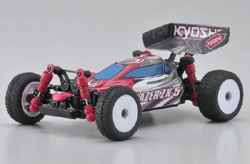 Kyosho 32282BCRG - 1/24 R/C MB-010 Mini Z LAZER ZX-5 FS Red/Gray (ARR) No TX.