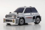 Kyosho 32253BCS - 1/24 4WD Comic Racer MB-011 ASF 2.4GHz System Honda CITY TURBO II Silver Body Chassis Set