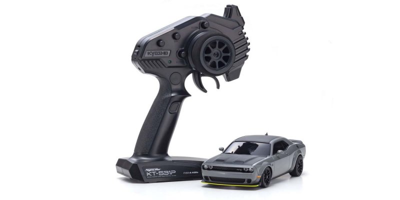 Kyosho 32621G - MINI-Z AWD DODGE CHALLENGER SRT HELLCAT REDEYE Destroyer Gray