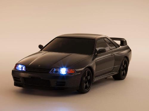 Kyosho 32219LGM - Mini-Z MR-03 Sports NISSAN GT-R R32 Gun Metal LED Ready Set