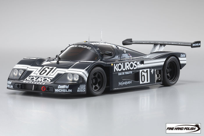 Kyosho 32901KR - 1/27 R/C EP Touring Car MINI-Z Racer MR-03W-LM with ASF 2.4GHz System - SAUBER Mercedes C9 - No.61 LM 1987