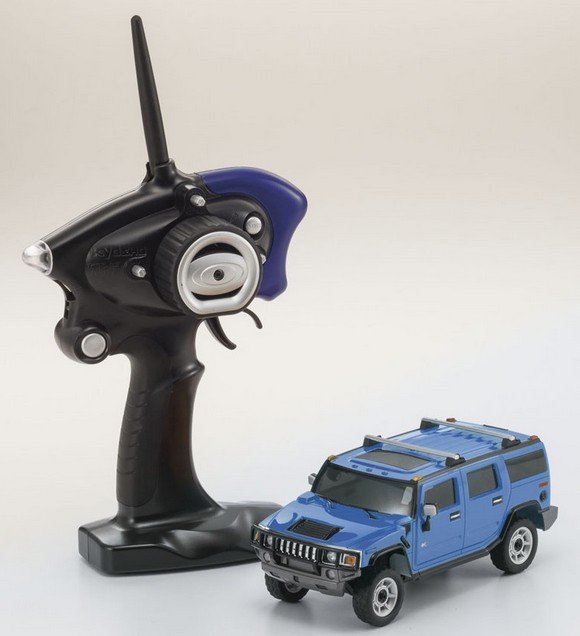 希少 未開封 京商 MINI-Z HUMMER H2 Blue 1/27