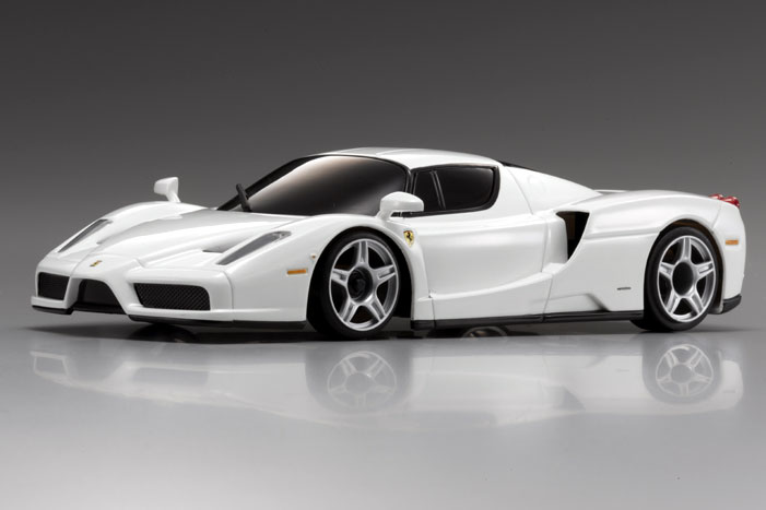 Kyosho MZX201W - Auto Scale Collection - 1/28 Scale Enzo Ferrari (White)