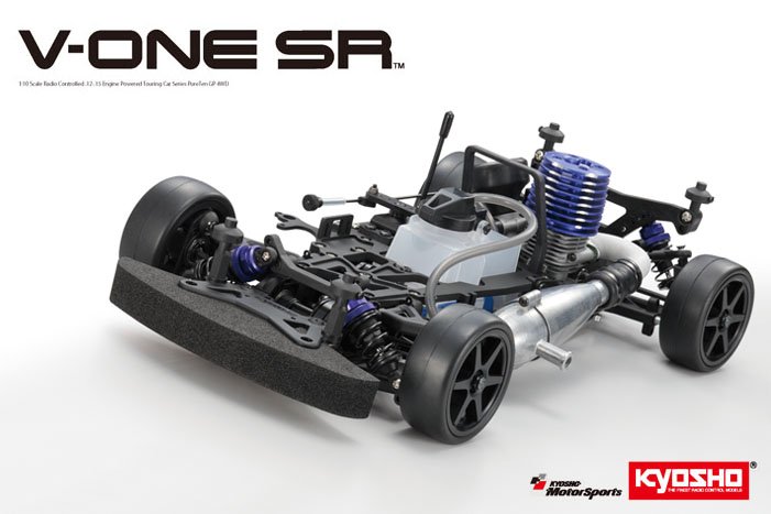 Kyosho 31591 - 1/10 R/C .12-.15 Engine Powered Touring Car Series PureTen GP 4WD - V-ONE SR - w/GXR15V