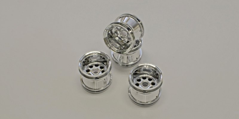 Kyosho MMH01CM - Wheel Set(MAD FORCE/Chrome Type)